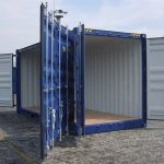 Contenedor Marítimo 20' BOX DOUBLE DOOR + OPEN SIDE abierto
