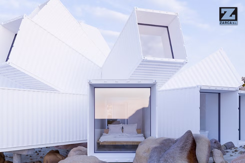 casa con contenedores marítimos