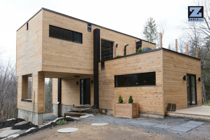 convierte varios contenedores en una casa de lujo