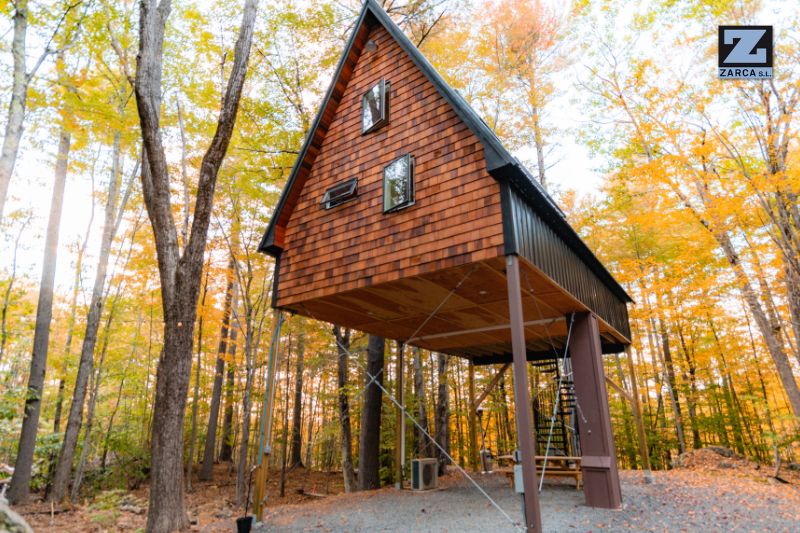 casas prefabricadas otoñales