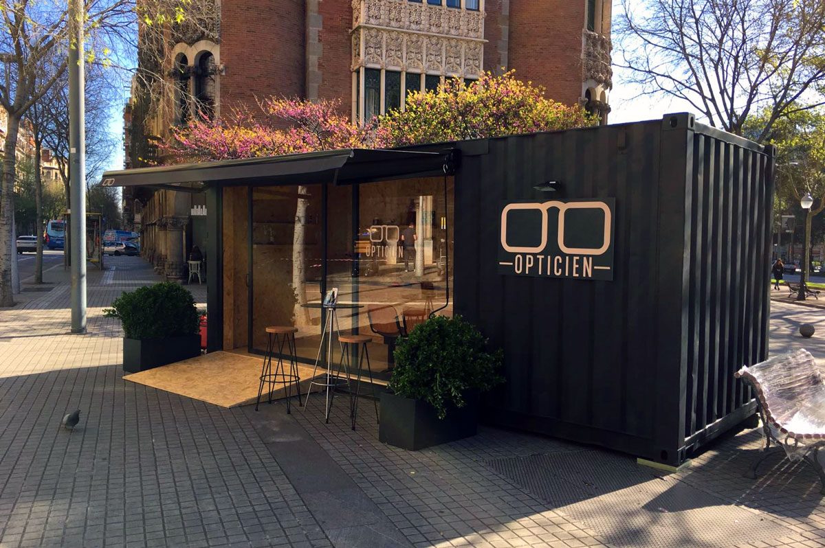 Contenedor Marítimo Punto de Venta o Información