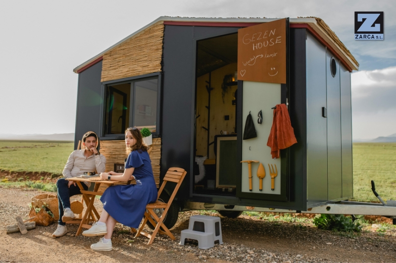 microcasa prefabricada plegable