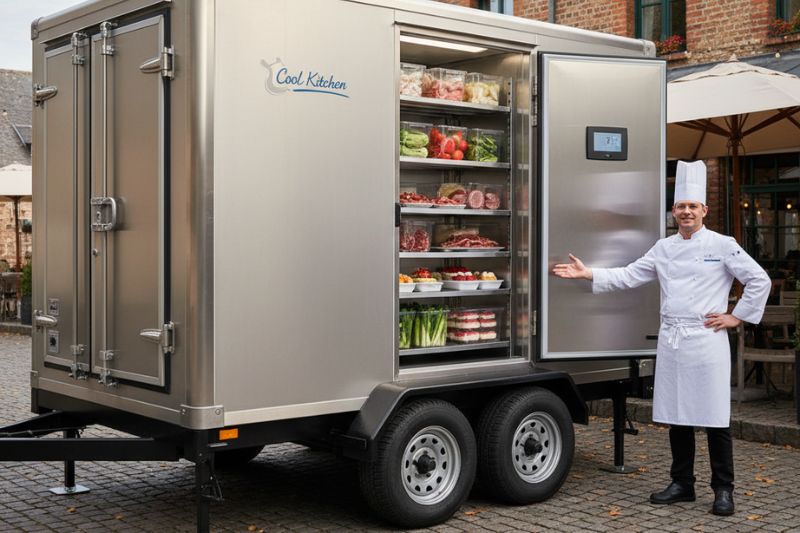 cámara frigorífica portátil para restaurantes