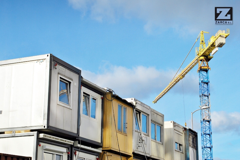 contenedor transformado para obra