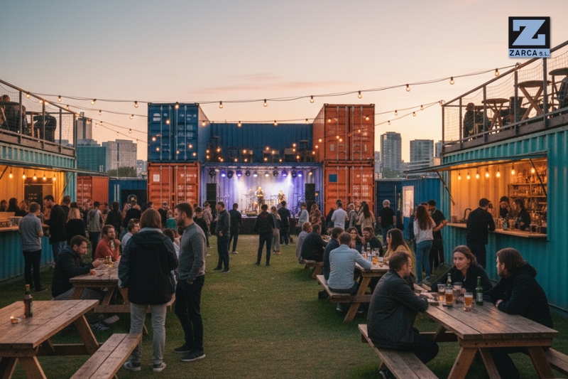 contenedores para eventos