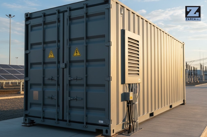 sala eléctrica en contenedor