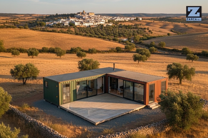 vivienda modular con contenedores