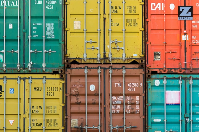 placa CSC en contenedores