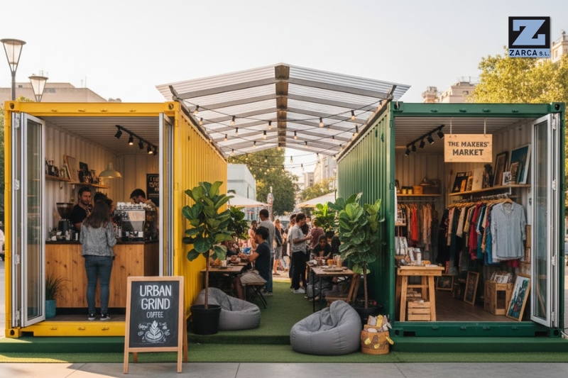 contenedores marítimos para eventos pop up