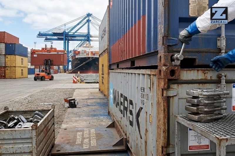 twistlock para unir contenedores