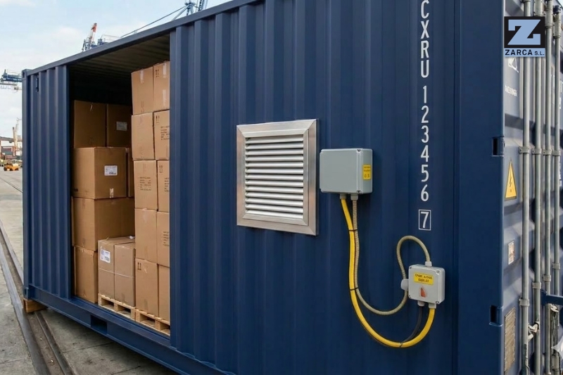 ventiladores eléctricos de contenedores