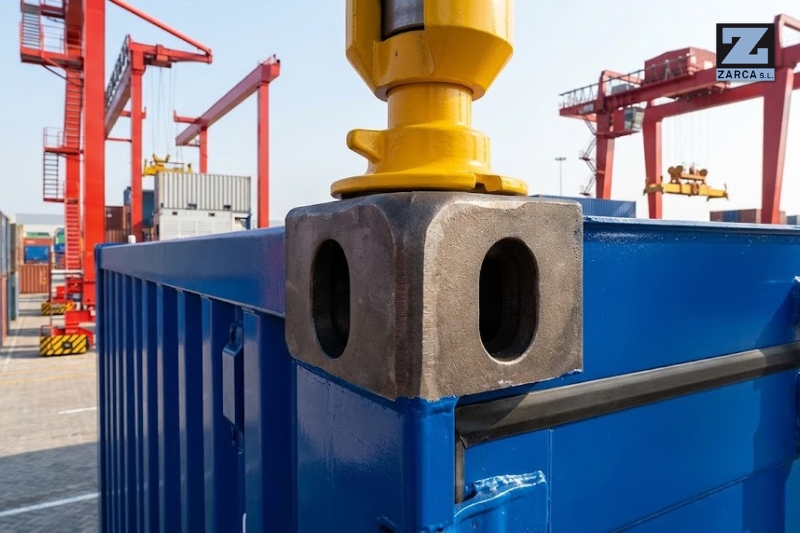 corner castings contenedor